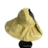 Muñeca de Tela Sombrero Protector Solar Anti-UV para Mujer Sombrero de Sol de Verano con Ala Grande Cubre Rostro Sombrero de Sol Deportivo Estilo Pescador con Parte Superior Vacía