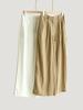 25 verano transpirable y cómodo lino elástico cintura alta pantalones casuales de mujer pantalones de pierna ancha de perfil delgado para mujer
