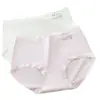 40-60 kg Algodón hipoalergénico dulce y sencillo estampado de dibujos animados adornado transpirable simple calzones para niña