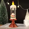 Lámpara de Viento Veladora Navideña Venta al por Mayor Iluminación Navideña Adornos de Decoración de Ambiente Feliz Navidad
