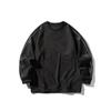Sudadera Casual Suelta de Cuello Redondo Estilo Chino Vintage Yidao Otoño 2025 Estampado de Bambú Gamuza
