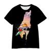 Camiseta Estilo Nuevo Verano Alianza de Paz Global Impresa en 3D Manga Corta Bandera Libertad Paz Camiseta Casual