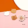 Acessórios de Joia DIY para Caneca de Café Transfronteiriça Acessórios de Liga Metálica com Gotejamento de Óleo para Latte Frappuccino Pingente para Pendurar em Bolsa de Celular