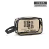 Bolsa de aseo transparente de PVC Separación de seco y húmedo Doble capa Portátil para viajes Impermeable Fitness Natación Bolsa de cosméticos Bolsa de almacenamiento para mujer