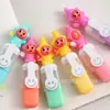 Estrella Fugaz Persona Pluma Fluorescente Alta Apariencia Marcador de Llaves Mini Portátil Set Papelería Lápices de Colores Lindos para Dibujar