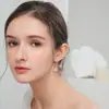 Pendientes de Plata de Ley S925 para Mujer, Elegantes y Exquisitos, Ganchos de Oreja Versátiles de Moda, Joyería de Plata con Piedra de Ojo de Gato