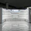 Estante de exhibición de pared Honor, estante de exhibición de muestras de productos de la empresa, vitrina para sala de transmisión en vivo, vitrina para exhibición transfronteriza, gabinete pintado