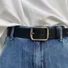 Cinturón para Mujer 2026 Nuevo Estilo Decorativo Jeans Estudiante Negro Versátil Moderno Diseño Holgado Cinturón de Hombre