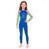 Traje de buceo para niños 2.5MM en stock de una pieza manga larga traje de buceo de una pieza para adolescentes secado rápido cálido esnórquel surf