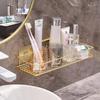 Estante de Almacenamiento de Hierro de Una Sola Capa para Organización de Baño y Lavabo, Exclusivamente para Exportación a Países Extranjeros