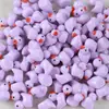 Accesorios de resina de pato 3D perlados de colores para micro-paisajismo, accesorios de decoración hechos a mano para bricolaje, pequeños adornos para decoración de coche