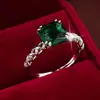 Anillo exquisito y simple con forma de torsión personalizado anillo de moda de alta calidad para niña marca nicho anillo de cola estilo frío