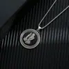 Collar de Acero de Titanio para Hombre, Colgante de Letra de Moda Hip-Hop, Cadena para Suéter Estilo Coreano, Collar Largo Estilo Lujo Ligero, Venta al por Mayor de Joyería