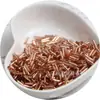 2x Cuentas de tubo recto rellenas de plata de 6 mm, cuentas de arroz de vidrio, hechas a mano, para pulseras de cuentas sueltas, materiales para accesorios de ropa
