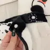 Traje de toalla de terciopelo de coral de panda, toalla de baño, sombrero lindo de dibujos animados para secar el pelo, falda de baño absorbente, engrosado, juego de tres piezas
