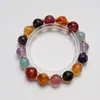 Pulsera de Cristal Amarillo Torre de Alta Calidad para Mujer, Cristal de Fresa, Aguamarina Uruguaya, Pulsera de Lavanda al por Mayor