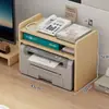 Suporte para Impressora Elevação de Mesa Armazenamento Multicamadas para Arquivos de Escritório Suporte de Base Elevada