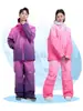 Jaqueta de Ski Suprema para Mulheres, Jaqueta Profissional Impermeável 3L para Snowboard, Nova Jaqueta de Ski Double-Board para Homens