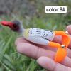 Isca Artificial Flutuante Pato Luya Isca de Pesca 12g/9,5cm Biônica Isca Falsa Rotação Garatéia Preta Thunderfrog
