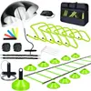 Venta al por mayor de fábrica Set de Entrenamiento de Fútbol Baloncesto Disco con Logo Vallas Paracaídas de Resistencia Set de Entrenamiento de Agilidad