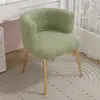 Sofá perezoso de lana de cordero de moda, silla de manicura, silla de computadora para niñas, sofá individual para vestidor, tocador de maquillaje