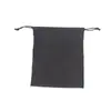 Bolsa de PU Resistente al Agua al por Mayor en Stock, Bolsa de Terciopelo con Cordón para Power Bank, Audífonos, Secador de Pelo y Bolsa de Almacenamiento para Accesorios 3C