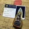 Marca Budista Tailandesa, Luang Pho Ka Chian 2539 Buda da Medicina Ouro Negro, Buda da Medicina Tailandês, Marca Tailandesa Autêntica do Templo Original