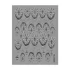 Pegatinas Sagradas para Uñas Estilo Francés con Sello Dorado, Relieve 5D, Cruz de Luz Sagrada Tridimensional, Decoraciones de Pegatinas para Uñas DIY, Modelo Sl
