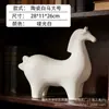 Adornos Artísticos de Caballo de Cerámica, Decoraciones para el Hogar Nórdico, Artesanías, Muebles Blandos para Mueble de TV de Sala de Estar, Estilo Nórdico