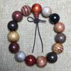Pulsera de Orbe Multi-Tesoro Agujero Pequeño 2.0 Rosario Pulido Madera Variada Adornos de Rosario Transmisión en Vivo