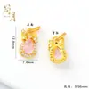 Novo Pingente Pequeno com Cristais Incrustados Estilo Chinês Acessório Versátil Cabaça da Fortuna Pingente para Pulseira ou Colar DIY com Contas