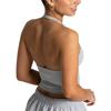 Chaleco de Yoga sin Costuras Halter de Cuello Europeo y Americano Espalda Hermosa Cintura Desnuda a Prueba de Impactos Ropa Interior tipo Tirantes Deportivos Fitness Yoga