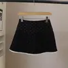 [Nueva Versión Coreana Primavera/Verano 2026 Falda Corta Versátil de Plisado en A Adelgazante de Cintura Alta con Lunares para Mujer 5952]