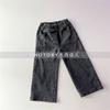Pantalones vaqueros de primavera para niños y niñas, estilo coreano, personalizados, estilo retro, desgastados, informales, de pierna ancha.