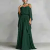 Moda Femenina Nueva Otoño 2026 Estilo Socialité de Lujo Ligero Transfronterizo Vestido Largo de Tirantes Color Sólido Vestido Elegante Plisado