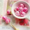 Acrílico rosa menina delicada estrelas com contas amor DIY joias artesanais corrente para celular material acessórios