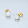 Pendientes de ópalo PAG &amp; MAG, pendientes de plata 925 con Aobao, nueva joyería coreana para las orejas, venta al por mayor transfronteriza para mujeres