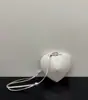 Bolso Alaia en Forma de Corazón Transfronterizo Moda Europea y Americana Bolso Caja Corazón de Durazno Diseño de Nicho Bolso de Hombro Cruzado de Alta Calidad Dropshipping