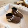 Zapatos Birkenstock para Niñas 2026 Nuevo Modelo Botas de Moda Planas con Cremallera Lateral para Niñas Pequeñas Botines Cortos Simples y Elegantes Estilo Moderno