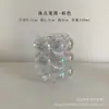 Porta lápices de burbujas de cristal de lunares de lujo estilo ins, recipiente de almacenamiento para brochas de maquillaje, portavelas de aromaterapia, tarro de cristal de almacenamiento para escritorio
