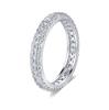 Anillo de plata de ley 2024 S925 con circonitas y diamantes, estilo simple, con explosiones transfronterizas.