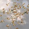 Todo el paquete de 1440 espíritu cálido de champán con fondo plano tamaño forma especial gota de agua diamante amor diamante joyería para uñas al por mayor