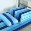 Conjunto de três peças para dormitório estudantil de algodão puro, cama escolar, fronha, lençol, capa de edredom, conjunto de suprimentos para cama de solteiro