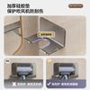 Estante de almacenamiento para secador de pelo, sin perforaciones, para montaje en pared, para baño, estante de almacenamiento ligero y de lujo.