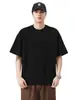 Ropa para Hombre Fengshe / Camiseta corta de manga corta desgarrada estilo americano de corte holgado para hombre, camiseta versátil de moda, top de camiseta casual resistente