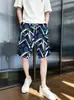 Pantalones Cortos de Playa de Algodón Transfronterizos para Hombre, Delgados y Sueltos, de Secado Rápido, Pantalones Cortos de Seda de Hielo para Hombre, Adecuados para Rafting, Pantalones Casuales de Exterior Europeos y Americanos