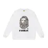 Sudadera de felpa con cuello redondo y estampado de cabeza de mono, marca de moda, nueva para otoño e invierno, moda hip-hop, unisex, INS, transfronteriza