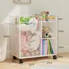 Estante de Armazenamento de Brinquedos para Bebês e Crianças de Chão Removível Estante de Armazenamento Doméstico Estante de Brinquedos Simples Classificação e Organização Armazenamento