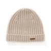 Un gorro de cachemira 100 pura para hombres y mujeres con protección acolchada para las orejas para otoño e invierno, gorro de punto cálido para amantes