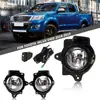 Adecuado para Toyota 12 13 14 15 16 Modelo de Año Hilux Vigo Ensamblaje de Luz Antiniebla Delantera Juego de Luces de Parachoques